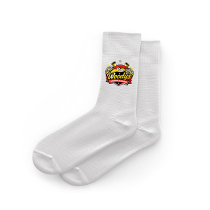 Socken Woodys | Unisex | weiß | Woodpeckers e.V.