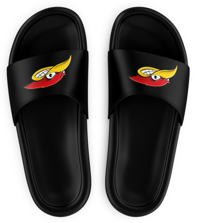 Badeschuhe | Logo | schwarz | Woodpeckers e.V.