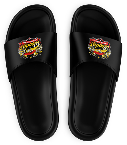 Badeschuhe | Logo Woodys | schwarz | Woodpeckers e.V.