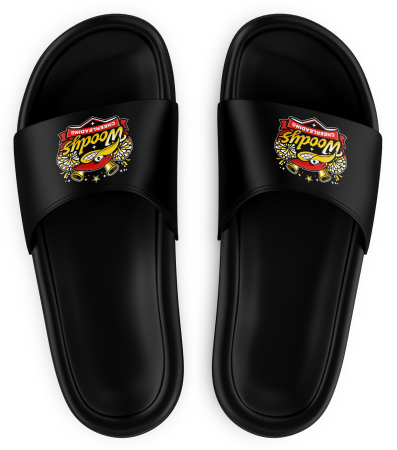 Badeschuhe | Logo Woodys | schwarz | Woodpeckers e.V.