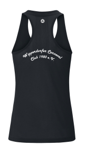 Tanktop Run 2.0 Damen | JAKO | schwarz | Wipperdorfer Carnevalclub e.V.