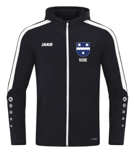 Kapuzenjacke für Kinder/Herren | JAKO Power | schwarz | Wipperdorfer Carneval Club e.V.