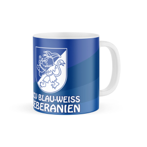 Keramiktasse | Logo | Bebraer Carnevalsverein Blau-Weiß Beberanien e.V.
