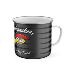 Emailletasse | Logo | Woodpeckers e.V.