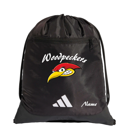 Gymbag | adidas Tiro | schwarz | Woodpeckers e.V.