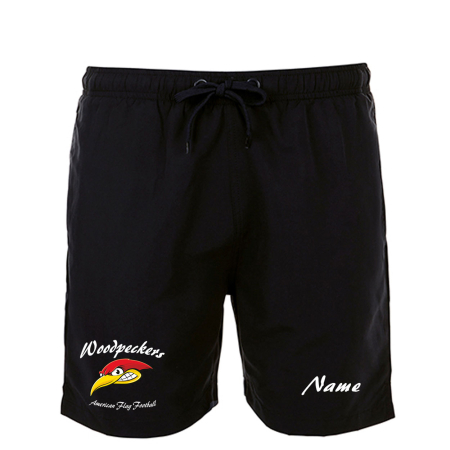 Badehose für Herren schwarz | Logo komplett |...