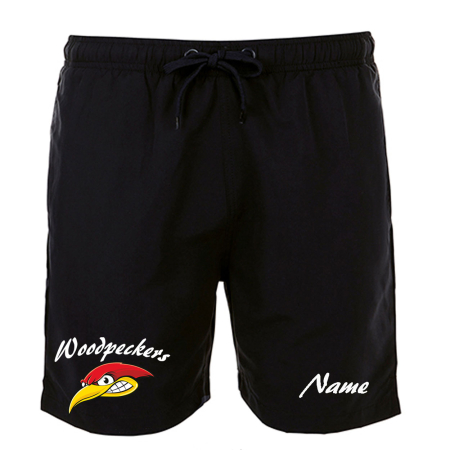 Badehose für Herren schwarz | Woodpeckers e.V.