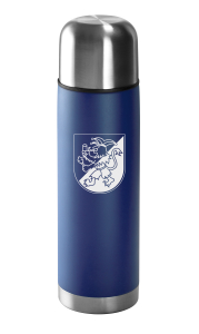 Isolierflasche | Edelstahl | matt | blau | 500ml | Bebraer Carnevalsverein Blau-Weiß Beberanien e.V.