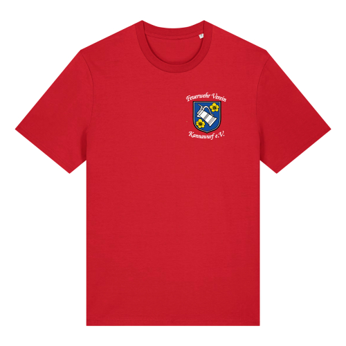 T-Shirt unisex | Stanley Stella Creator 2.0 | rot | Feuerwehr Verein Kannawurf e.V.