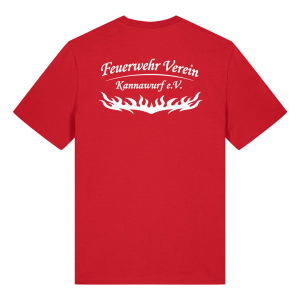 T-Shirt unisex | Stanley Stella Creator 2.0 | rot | Feuerwehr Verein Kannawurf e.V.