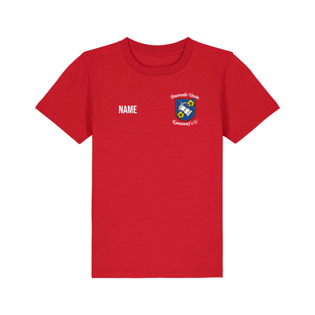 T-Shirt Kinder | Stanley Stella Creator 2.0 | rot | Feuerwehr Verein Kannawurf  e.V.