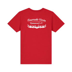 T-Shirt Kinder | Stanley Stella Creator 2.0 | rot | Feuerwehr Verein Kannawurf  e.V.