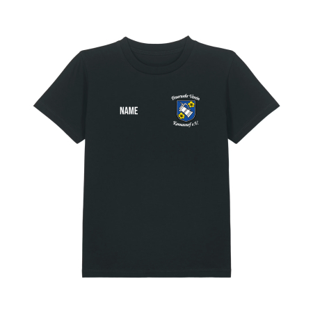 T-Shirt Kinder | Stanley Stella Creator 2.0 | schwarz | Feuerwehr Verein Kannawurf  e.V.