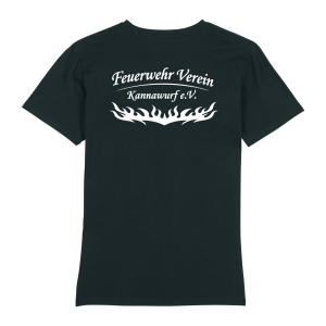 T-Shirt mit V-Ausschnitt | Herren | Stanley Stella Presenter | schwarz | Feuerwehr Verein Kannawurf e.V.
