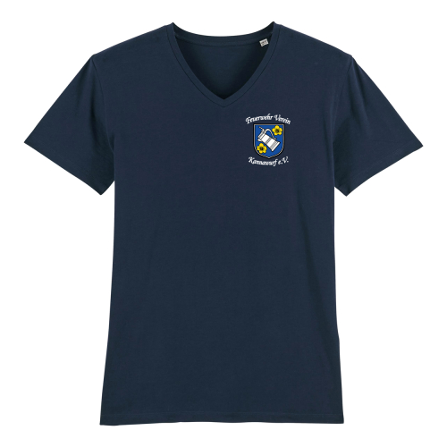 T-Shirt mit V-Ausschnitt | Herren | Stanley Stella Presenter | navy | Feuerwehr Verein Kannawurf e.V.