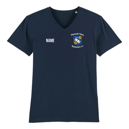 T-Shirt mit V-Ausschnitt | Herren | Stanley Stella Presenter | navy | Feuerwehr Verein Kannawurf e.V.