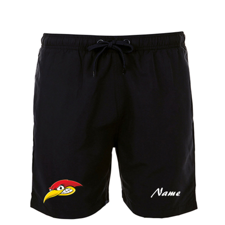 Badehose für Herren schwarz | dezent | Woodpeckers e.V.