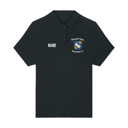 Polo Damen | Stanley Stella Coaster | schwarz | Feuerwehr Verein Kannawurf e.V.