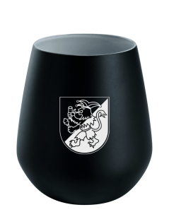 Universalglas | Windlicht | matt schwarz | 420ml | Bebraer Carnevalsverein Blau-Weiß Beberanien e.V.
