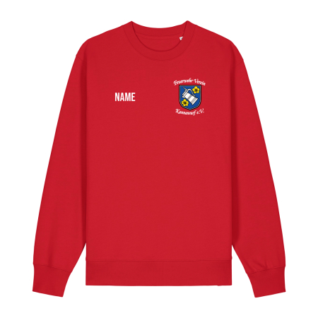 Sweatshirt unisex | Stanley Stella Changer 2.0 | rot | Feuerwehr Verein Kannawurf e.V.