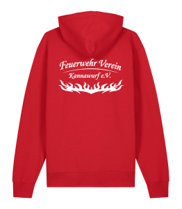 Hoodie unisex | Stanley Stella Cruiser 2.0 | rot | Feuerwehr Verein Kannawurf e.V.