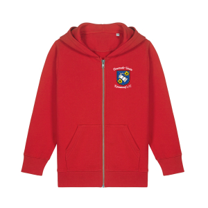 Kapuzenjacke Kinder | Stanley Mini Cultivator 2.0 | rot | Feuerwehr Verein Kannawurf e.V.