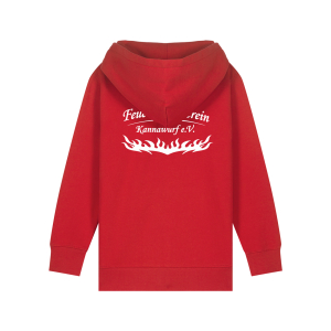 Kapuzenjacke Kinder | Stanley Mini Cultivator 2.0 | rot | Feuerwehr Verein Kannawurf e.V.