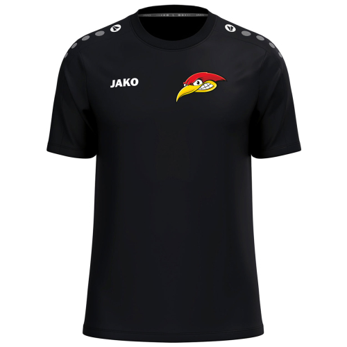T-Shirt | JAKO One Cotton | Kinder/Herren | schwarz | Woodpeckers e.V.