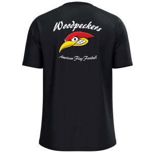 T-Shirt | JAKO One Cotton | Kinder/Herren | schwarz | Woodpeckers e.V.