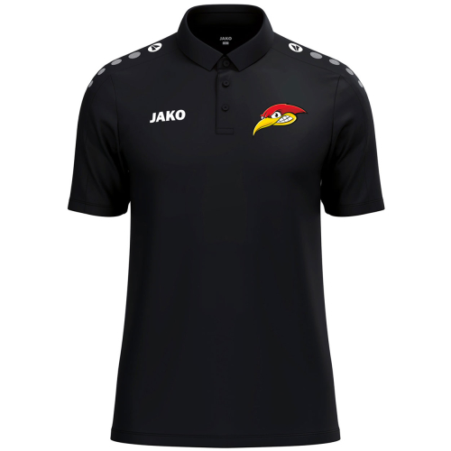 Polo | JAKO One Cotton | Herren | schwarz | Woodpeckers e.V.