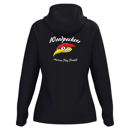 Kapuzenjacke | JAKO One | Damen | schwarz | Woodpeckers e.V.
