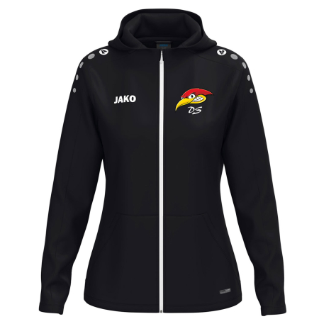 Kapuzenjacke | JAKO One | Damen | schwarz | Woodpeckers e.V.