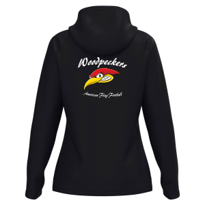 Kapuzenjacke | JAKO One | Damen | schwarz | Woodpeckers e.V.