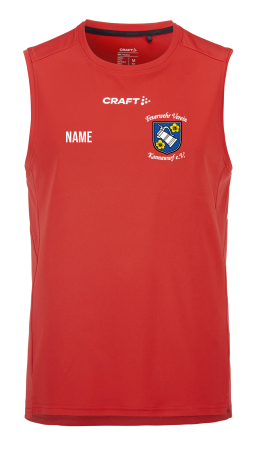 Tanktop Herren | CRAFT Rush 2.0 | rot | Feuerwehr Verein Kannawurf e.V.