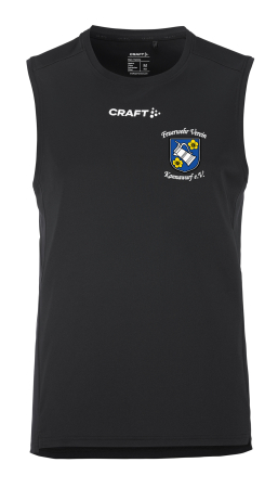 Tanktop Herren | CRAFT Rush 2.0 | schwarz | Feuerwehr Verein Kannawurf e.V.