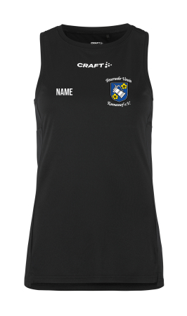 Tanktop Damen | CRAFT Rush 2.0 | schwarz | Feuerwehr Verein Kannawurf e.V.