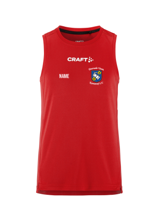 Tanktop Kinder | CRAFT Rush 2.0 | rot | Feuerwehr Verein Kannawurf e.V.