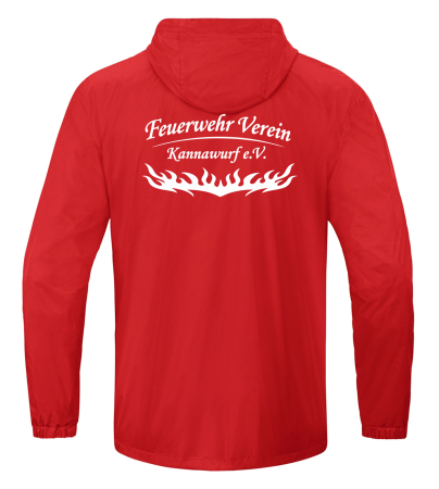 Allwetterjacke Kinder/Erwachsene | JAKO Team 2.0 | rot | Feuerwehr Verein Kannawurf e.V.