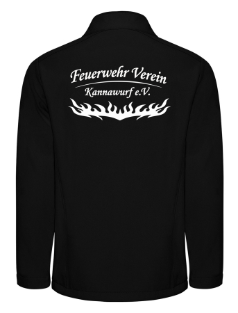 Softshelljacke für Herren | ROLY schwarz | Feuerwehr Verein Kannawurf e.V.