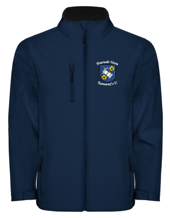 Softshelljacke für Herren | ROLY navy | Feuerwehr Verein Kannawurf e.V.