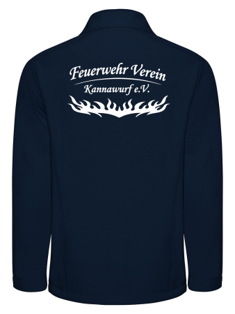 Softshelljacke für Herren | ROLY navy | Feuerwehr Verein Kannawurf e.V.