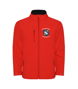 Softshelljacke für Kinder | Roly nebraska | rot | Feuerwehr Verein Kannawurf e.V.