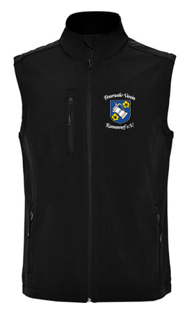 Softshellweste für Herren | ROLY schwarz | Feuerwehr Verein Kannawurf e.V.