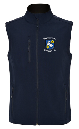 Softshellweste für Herren | ROLY navy | Feuerwehr Verein Kannawurf e.V.