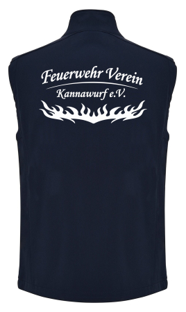 Softshellweste für Herren | ROLY navy | Feuerwehr Verein Kannawurf e.V.