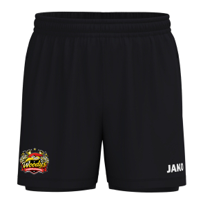 2-in-1 Short | JAKO One | Herren | schwarz | Woodpeckers e.V. | Cheers