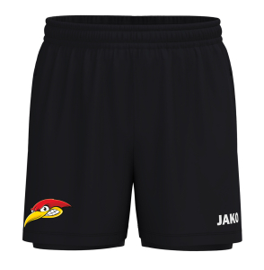 2-in-1 Short | JAKO One | Herren | schwarz | Woodpeckers e.V.