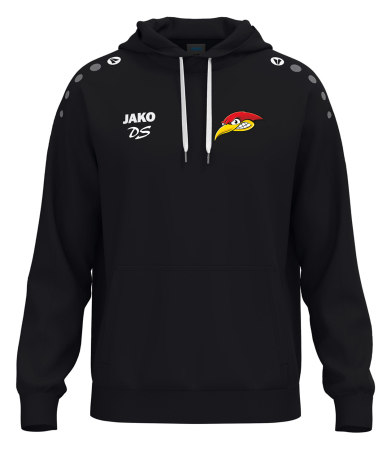 Kapuzensweatshirt | JAKO One Cotton | Kinder/Herren | schwarz | Woodpeckers e.V.