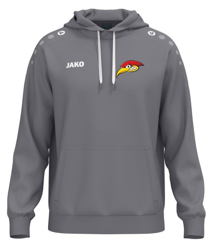 Kapuzensweatshirt | JAKO One Cotton | Kinder/Herren | grau | Woodpeckers e.V.