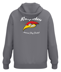 Kapuzensweatshirt | JAKO One Cotton | Kinder/Herren | grau | Woodpeckers e.V.